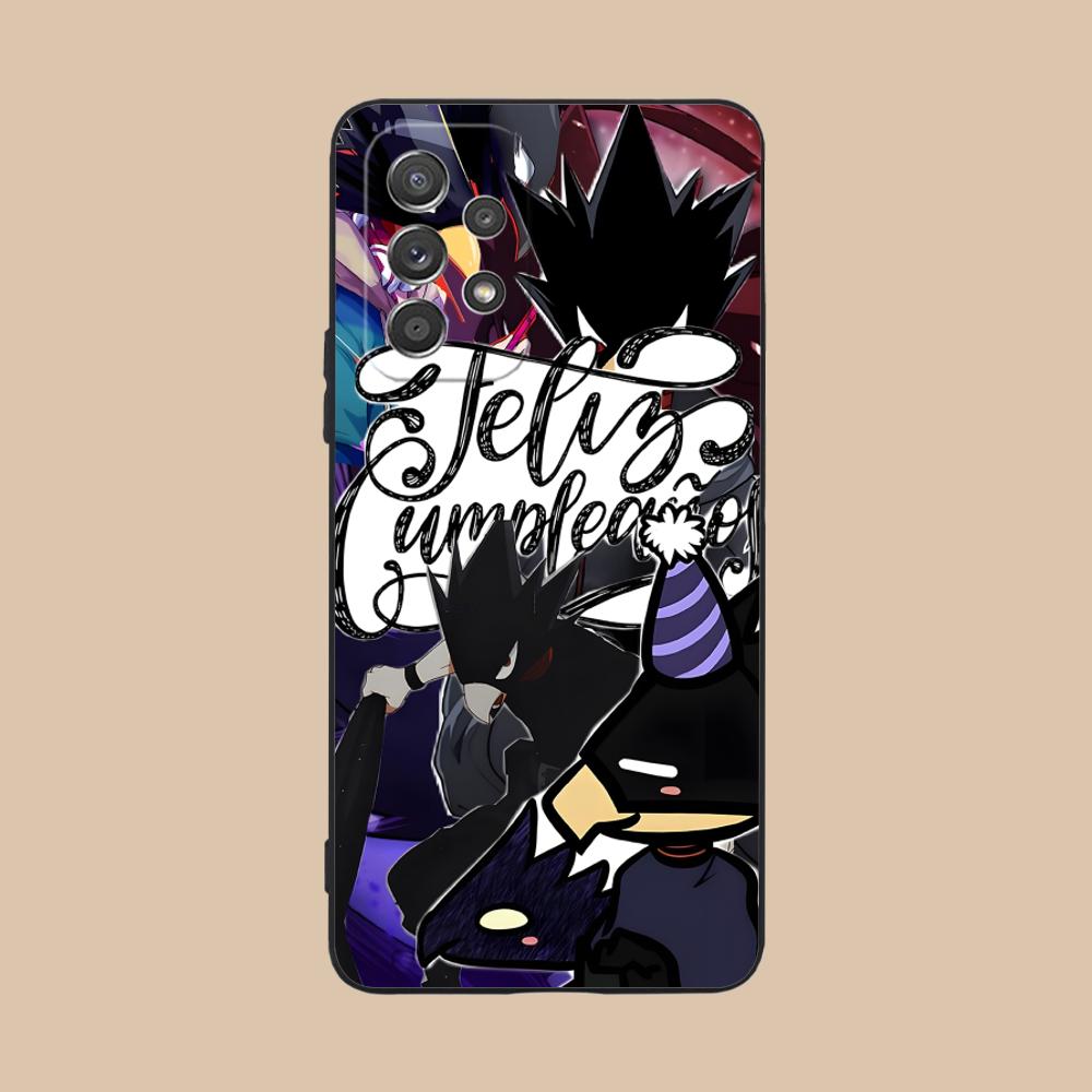 

MHA Tokoyami Mobile Phone Case for Samsung Galaxy A56 55 54 53 52 51 36 35 34 23 16 15 5G Colorful Cover Luxury Pretty Cover Galaxy A51 5G