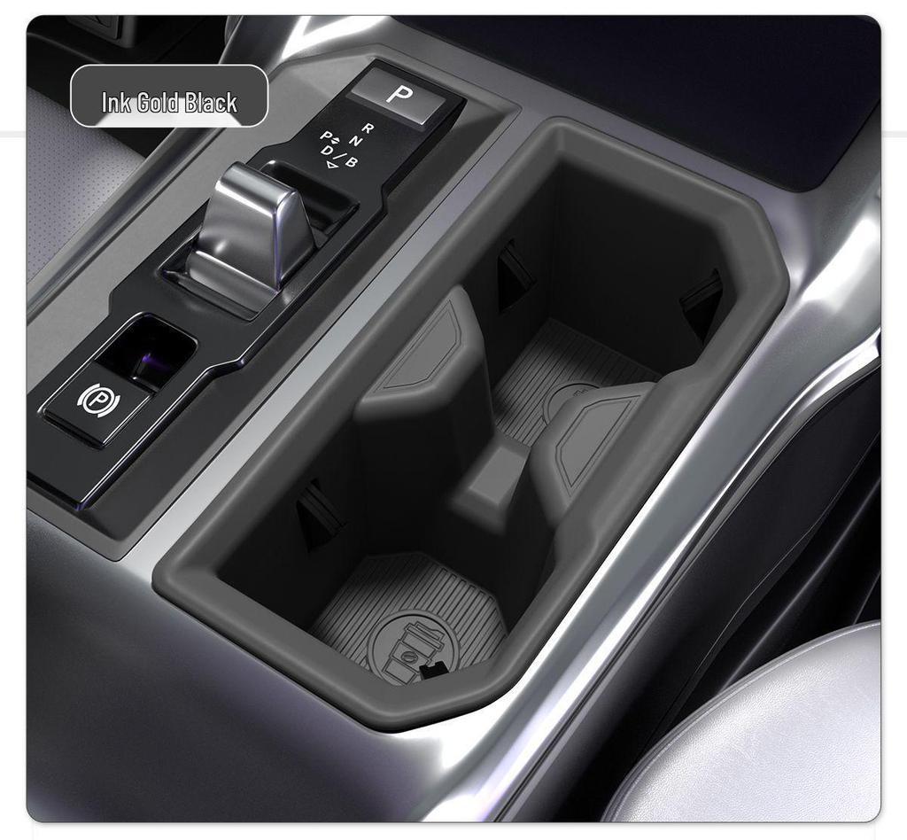 Toyota RAV4 Hybrid Kabelloses Lade-Silikonpad: Rutschfeste Konsolen-Aufbewahrungs- und Getränkehaltermatte für 26 Modelle.