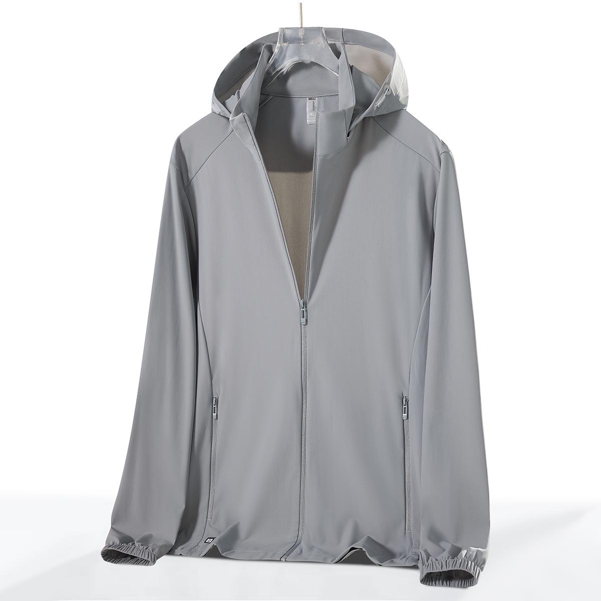 

Куртка унисекс с защитой от солнца UPF150+ - Женская нейлоновая куртка из ледяного шелка с защитой от УФ-лучей, дышащая толстовка 2XL