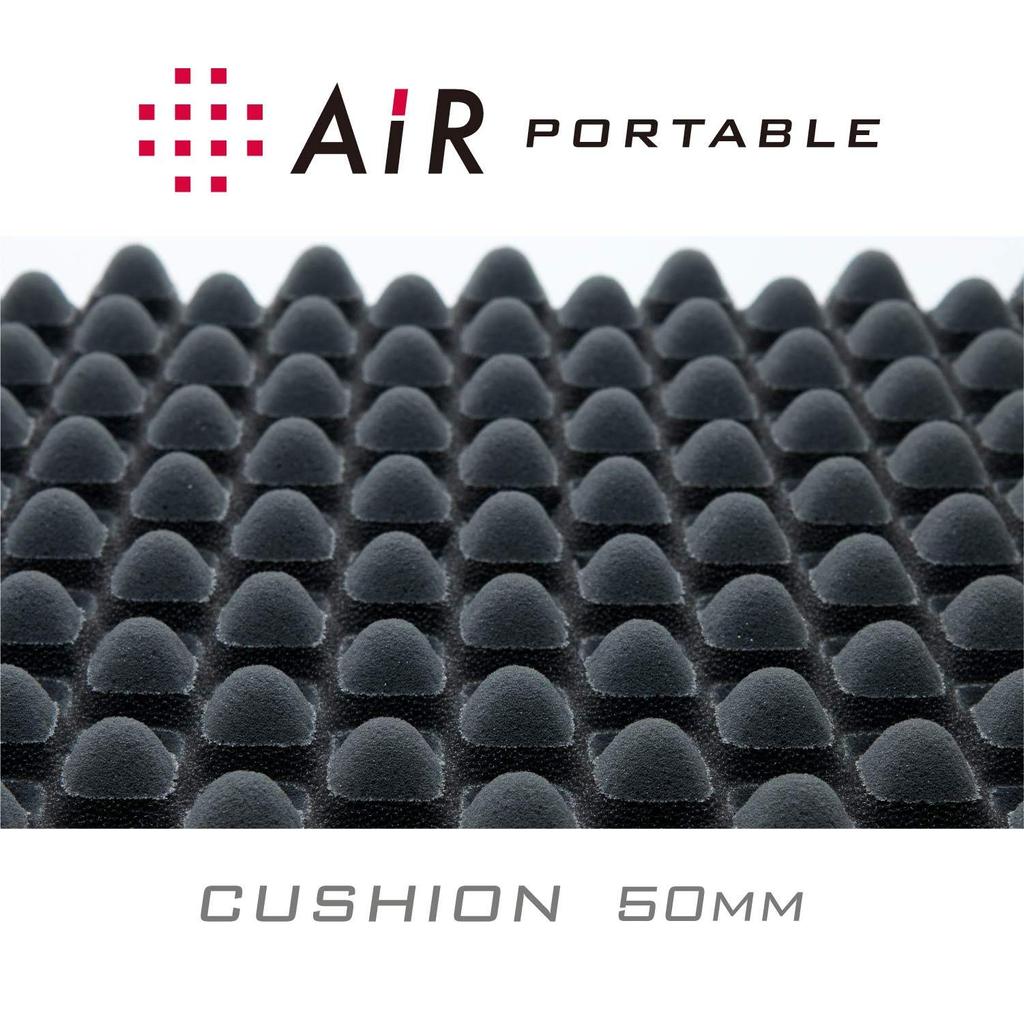 Nishikawa Air Portable Cushion 40X80cm Size with Concave and Convex Structure Distributes Body Pressure Less Fatigue Even When Sitting for Long
