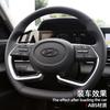 Wdjnt5 Car Styling ABS Car Steering Wheel Center Sticker For Hyundai Tucson SANTAFE SONATA ACCENT Elantra Emblem Badge Decal Accessorie