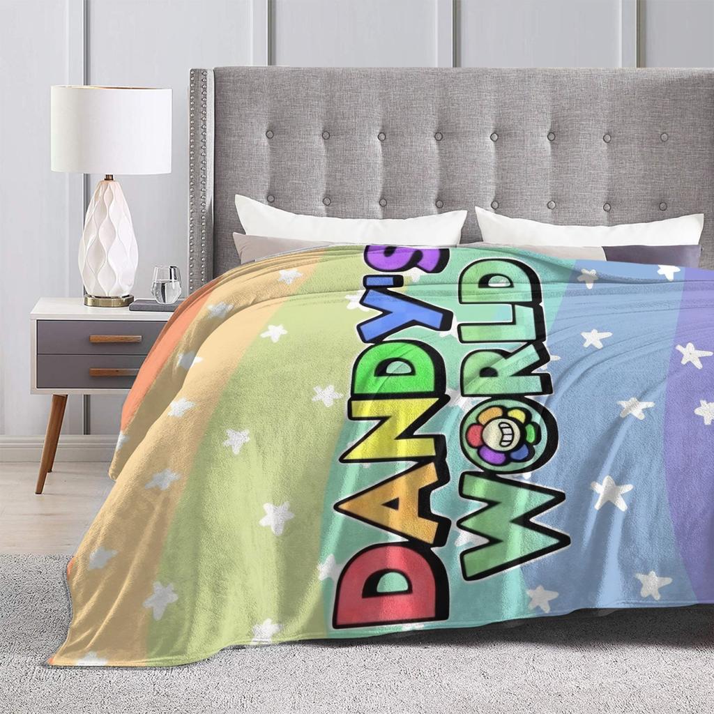 Manta Gourdy del Mundo de Dandy Manta Decorativa de Franela para Sala de Estar Suave Cálida Calidad Personalizada Colcha