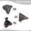 Box Legs Legs Replacement Less Rusty Matching Screws Vintage Pattern Design Zinc Alloy Home Office Shop Box Feet