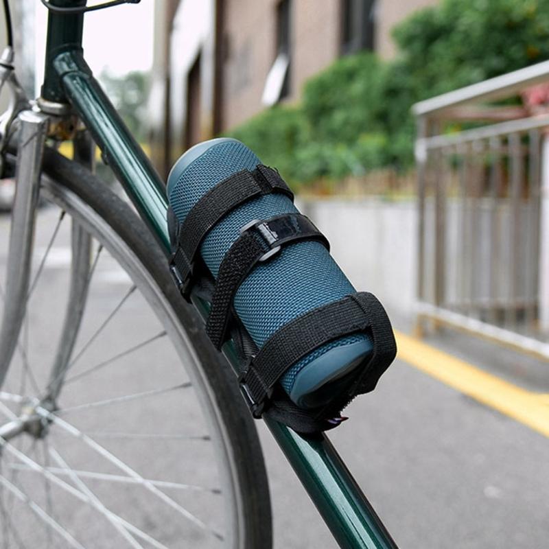 Secure Speaker Mount for Flip6/Sound Joy for Bike Golf Cart Easily Attach Water Bottle Adjustable 2 Strap Holder