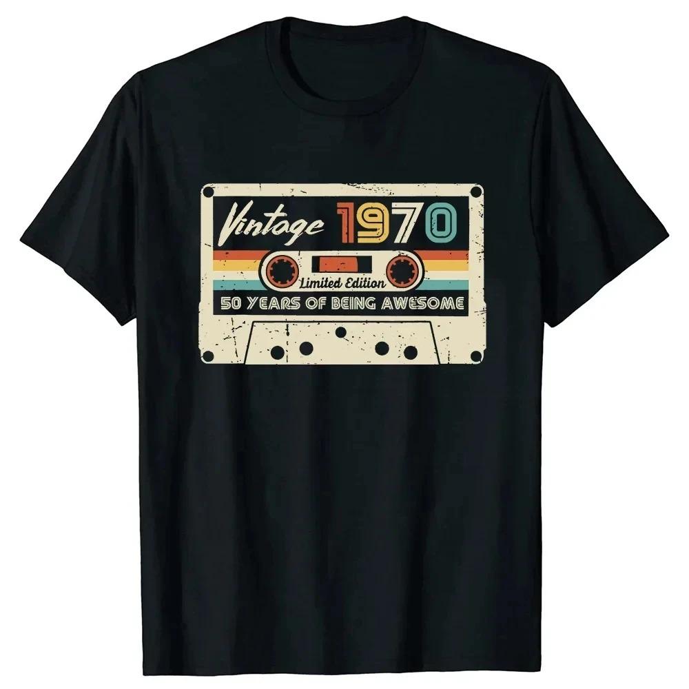 Graphic Birthday Gift Short Sleeved 54 Years Old Born in 1970 Shirt 54th Birthday Summer T-shirt Retro Vintage 1970 Tshirt