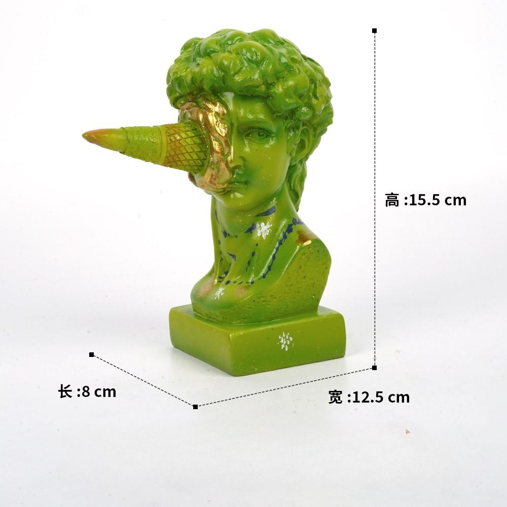 

Graffiti David Statue Art with Urban Street Style Resin Sculpture for Modern Home Office Decor Artistic Gift Idea