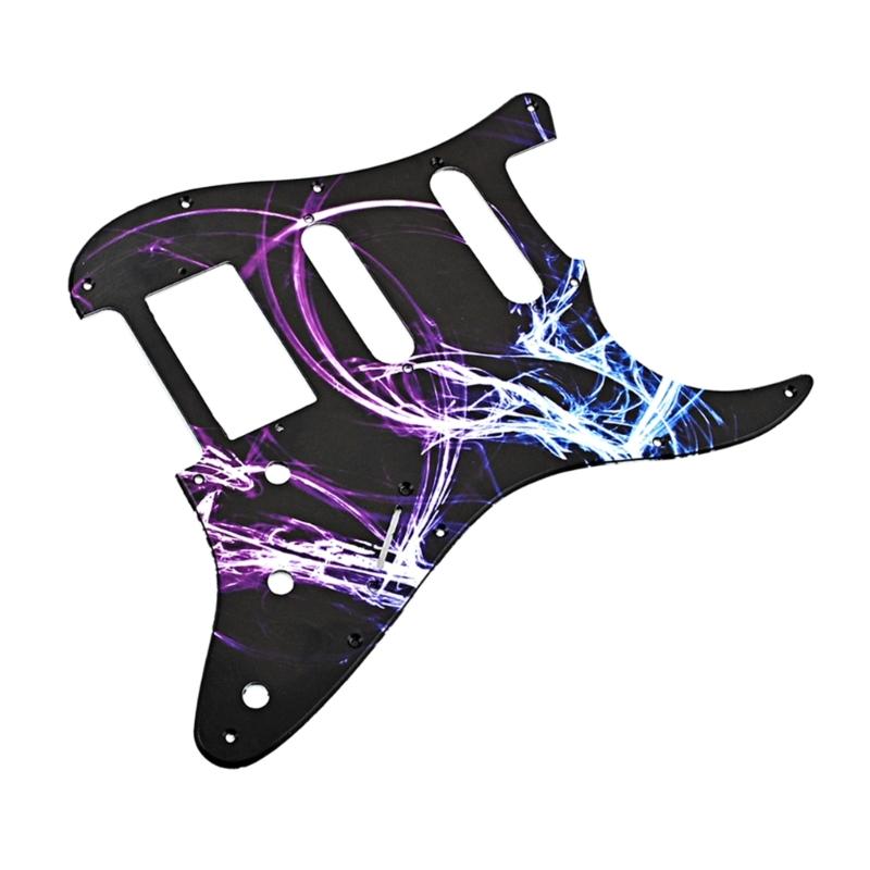 3 Ply 11 Holes Guitar Bass Pickguard Scratch Plate Pick Guards for 4 String Standard Bass Guitar Musical Instrument Part