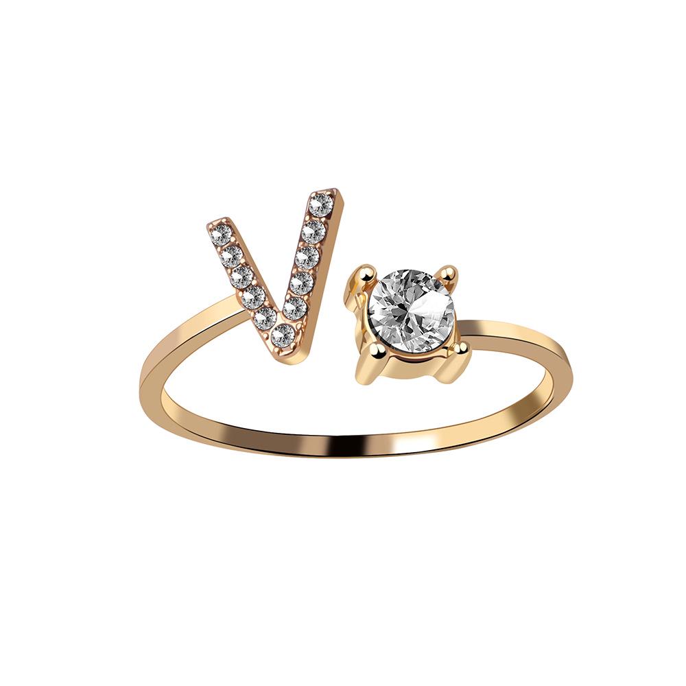 Korean-Style Adjustable Ladies' Diamond Ring