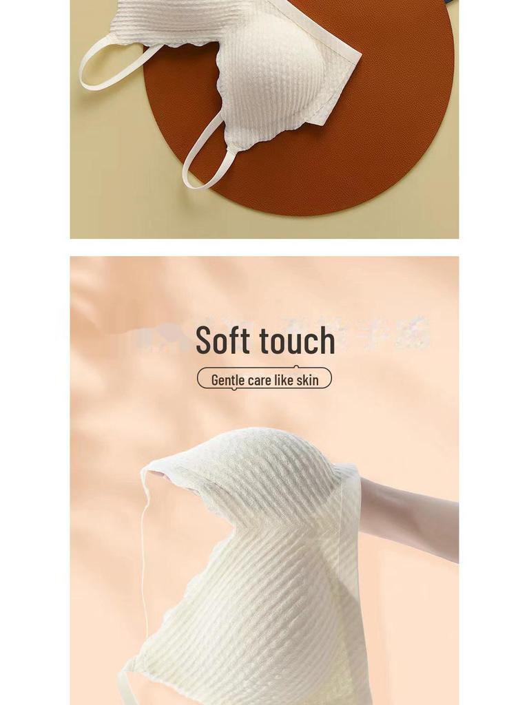 Wheat Ear Lace Suspenders Seamless Bra - Comfortable, Steel-Free, Thin & Fresh Underwear for Women.