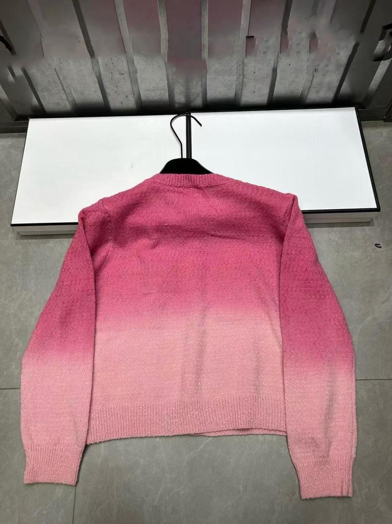 2025 Autumn/Winter Floral Sequin Round-Neck Single-Breasted Knit Cardigan - Age-Defying Loose Versatile Outerwear
