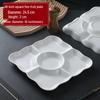 Ceramic Dumpling Plate with Dipping Bowl
