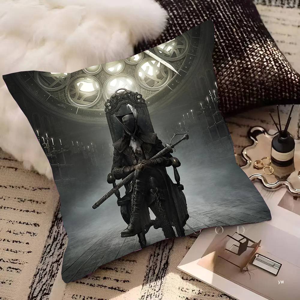 Game Bloodborne Pillow Case Square Pillow Bedroom Sofa Leisure Comfort Cushion Car Living Room Home Decoration