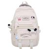 Schoolbags for College Girls Simple and Cute Large Capacity High School Junior High School Students Two Piece Backpack Bag