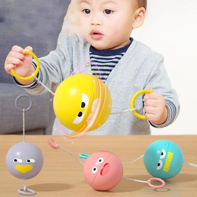 Luminous Whistle Ball Toys Decompression hand-eye Coordinated Exercise Steel Ball Toys Childhood Puzzle Gifts