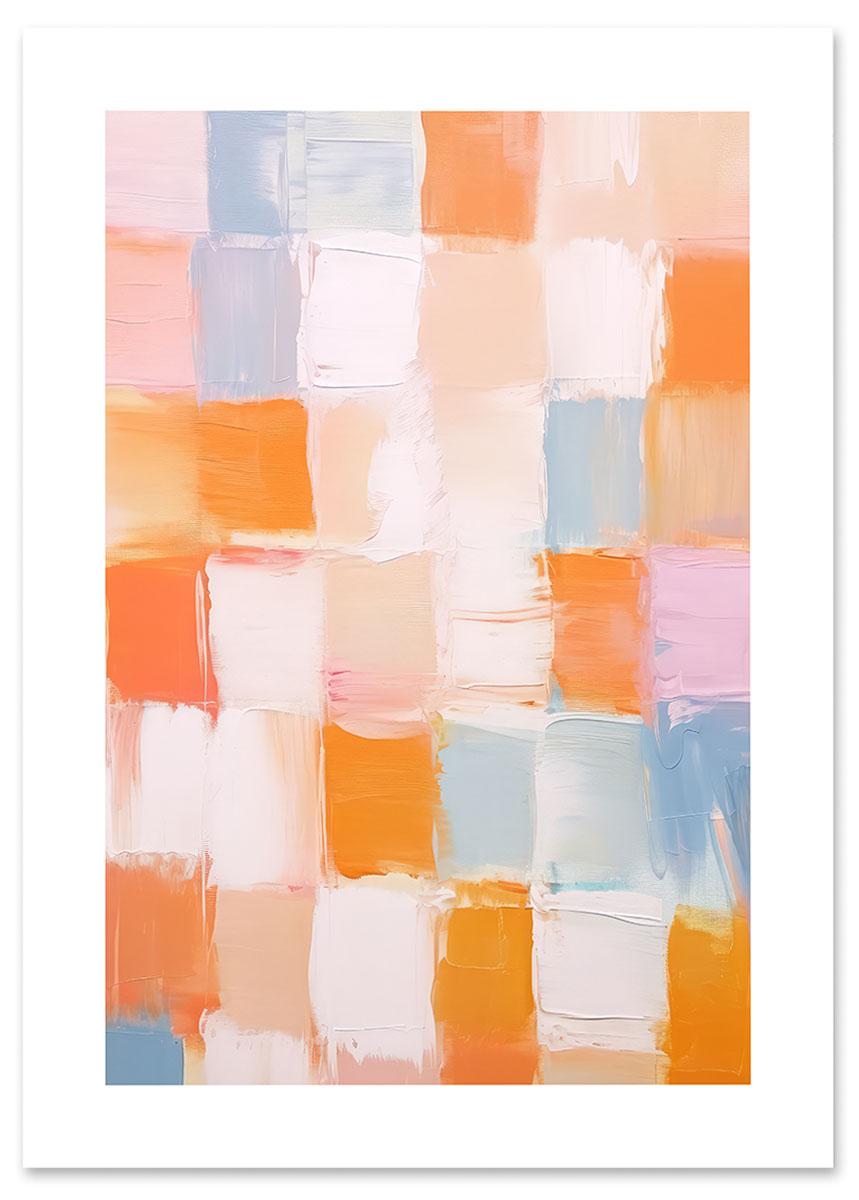 

Plakat abstrakcja kolorowe plakaty 30x40 cm