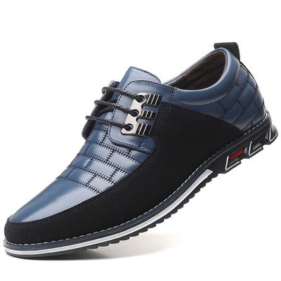 Men Leather Casual Shoes Comfortable Office Shoes  New Fashion Black Walking Party Dress Shoes Casual Sneakers Men Shoes