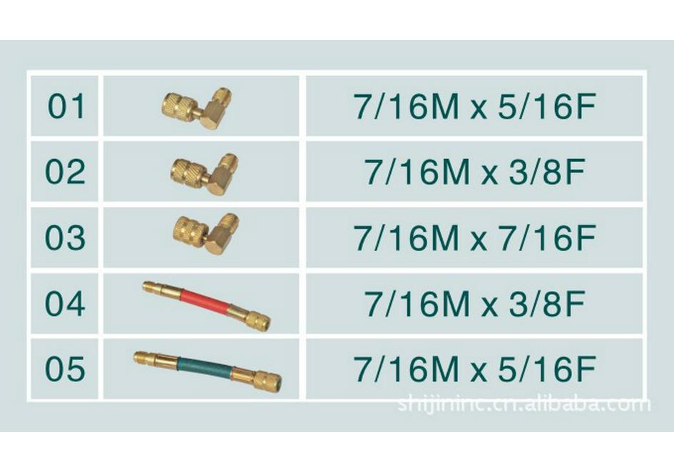 CT-135 Automotive AC Conversion Joint Illustrated Default Items