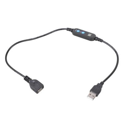 50cm Verstellbarer Timer Schaltendes USB-Kabel 1 bis 30 Minuten Automatische Countdown-Abschaltung Für LED-Leuchten, Ventilator, Küche