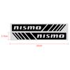 2PCS Car Rearview Mirror Decoration Emblems 3D Sticker Styling For Nissan Nismo Almera Tiida Juke Teana Qashqai 350Z 370Z GTR