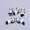 Set med 5 bedårande panda keramik ätpinnshållare för matbord Dekorativ pennhållare