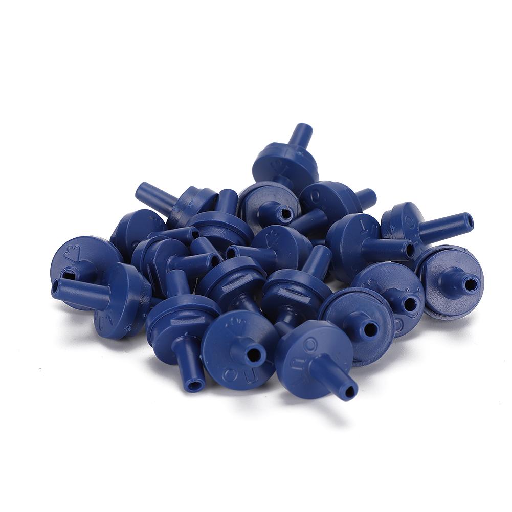 20Pcs Fish Tanks Air Pump Unidirectional Check Valve Supplies Aquarium Accessories Blue