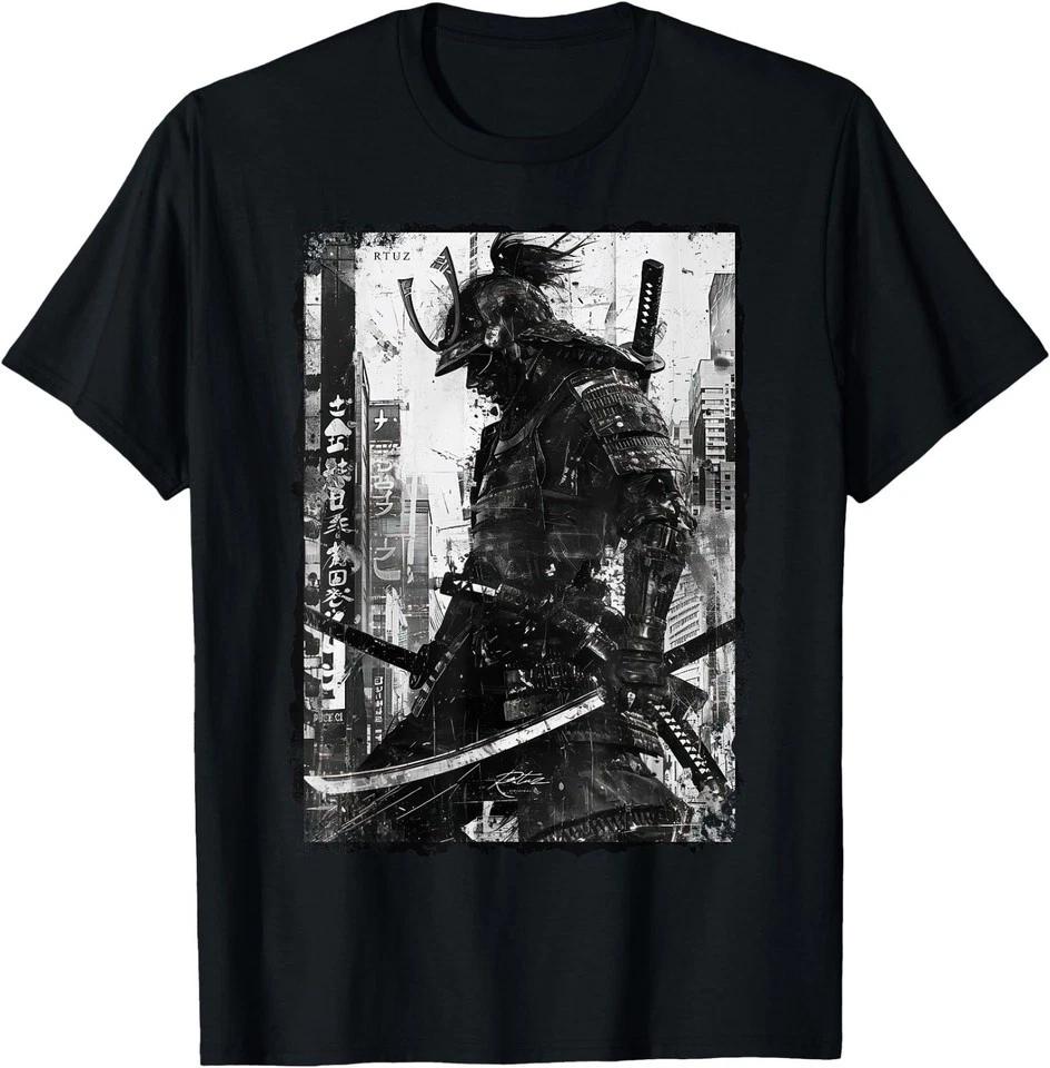 Hip Hop Y2K Vintage Hipster Edgy Urban Streetwear Samurai T-Shirt