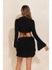 2025 Sun Protection Long Sleeve Beach Dress & Sexy Two-Piece Bikini Set