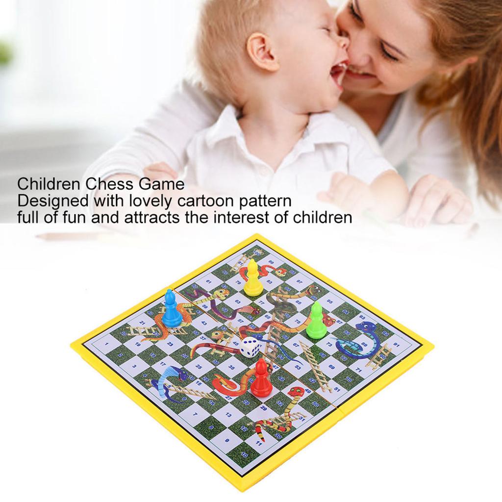 Chess Game Children Educational Parent Child Interaction Desktop Magnetic Chess Toy