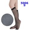 Women'S Black Fishnet Knee High Socks Stylish Black Hollow Out Mesh Stockings