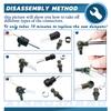 Amortisseur de Capot pour Citroën C5 x7 Tourer 2007-2017 UN SEUL AMORTISSEUR uniquement Ressort à Gaz Support de Levage Capot Avant Modifier Ressorts Amortisseur
