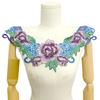 Color Embroidery Lace False Collar Heavy Industry Yarn-Dyed Embroidery Corsage Collar Polyester Hollow Collar Diy Lace Accessories