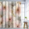 A Bathroom Shower Curtain for Celebrating Wedding Anniversaries, Includes 12 Hooks, Measuring 70.87*70.87inch, Perfect for Hom