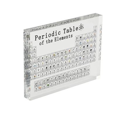 Periodic Table Of Elements Periodic Table Display With Real-Elements Kids Teaching Teachers Day Gifts Acrylic Desks-Display