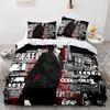Death Note Bedding Set Single Twin Full Queen King Size Bed Set Adult Kids Bedroom Duvet Cover Sets 3D Print Anime Death Note