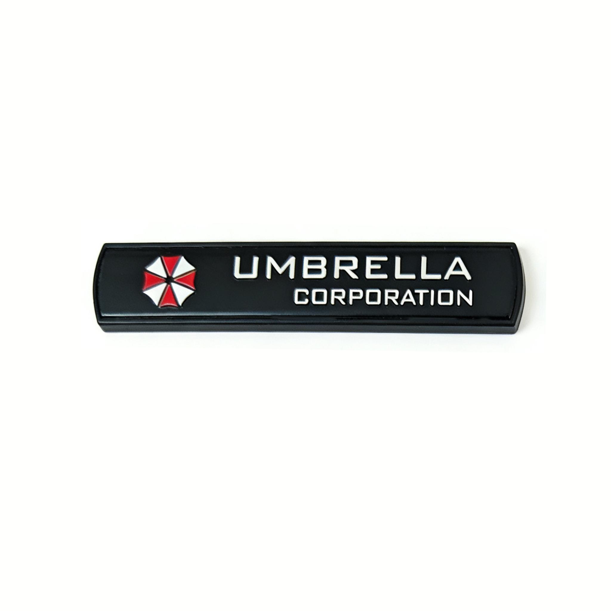 

3D Металлические Наклейки на Автомобиль Umbrella Corporation Наклейки Эмблема Значок Автоаксессуары Стайлинг Декорации чёрный