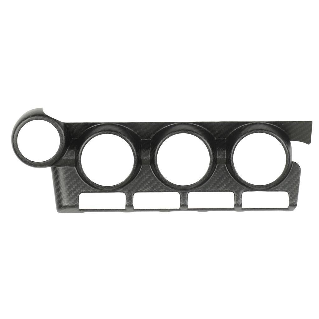 AC Control Panel Trim Cover Dry Carbon Fiber Dashboard Air Condition Switch Button Panel Frame Decal for GR86 2022+