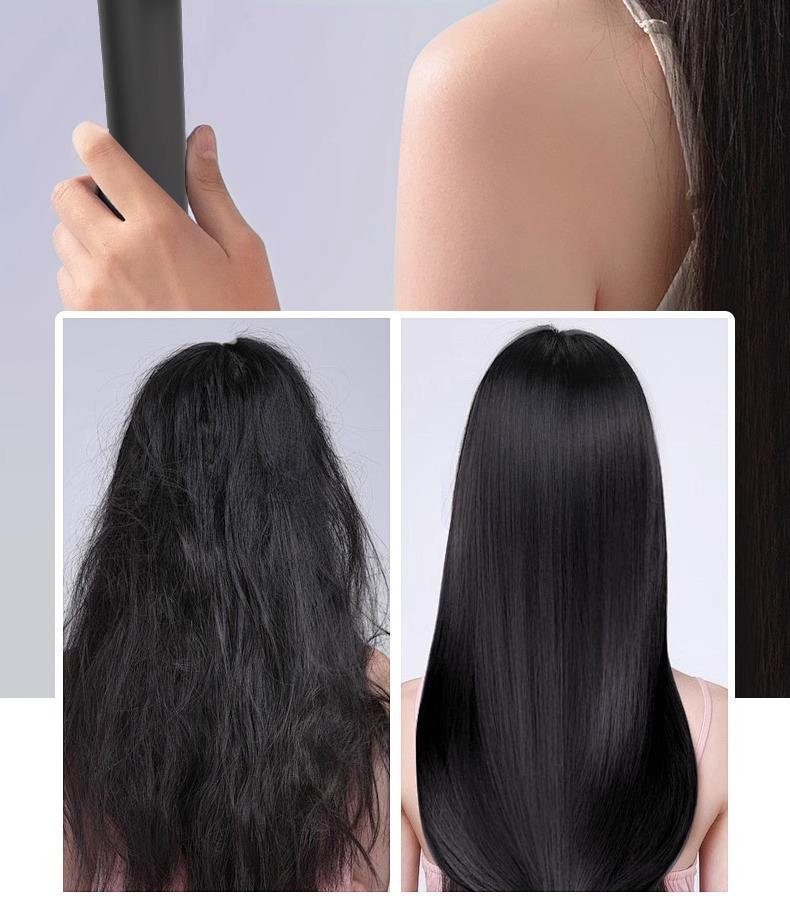 Leafless High-Speed Silent Hair Dryer with Negative Ion Technology for Home and Dorm Use.