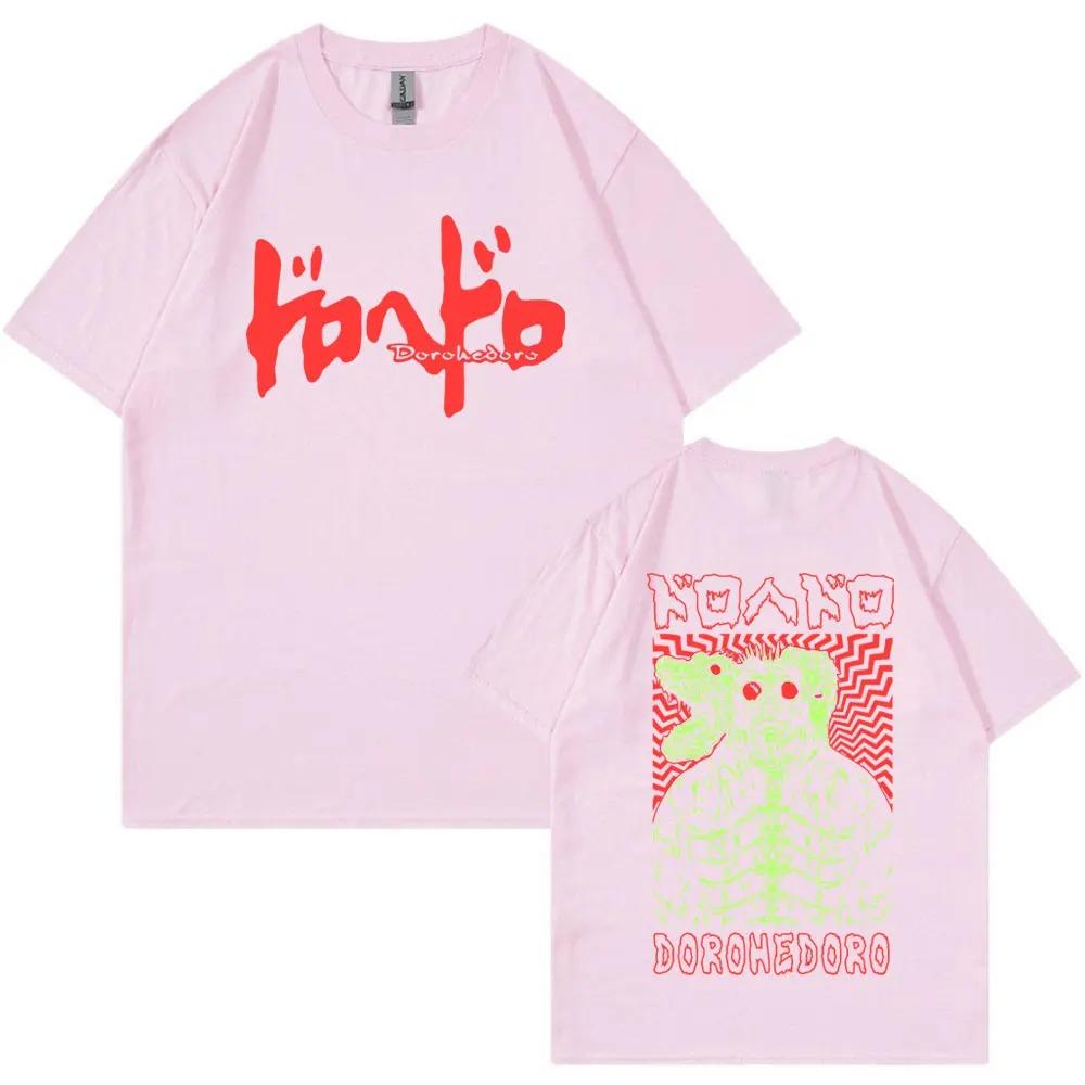 Anime Dorohedoro Kaiman T Shirt Gothic Manga Graphic Print T Shirts Men's Fashion Casual Cotton Oversized T-shirt Streetwear