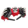 Spooky Skull Headband for Kids Halloween Flower Theme Parties Dark Skeleton Headband with Colorful Rose Garland  Black