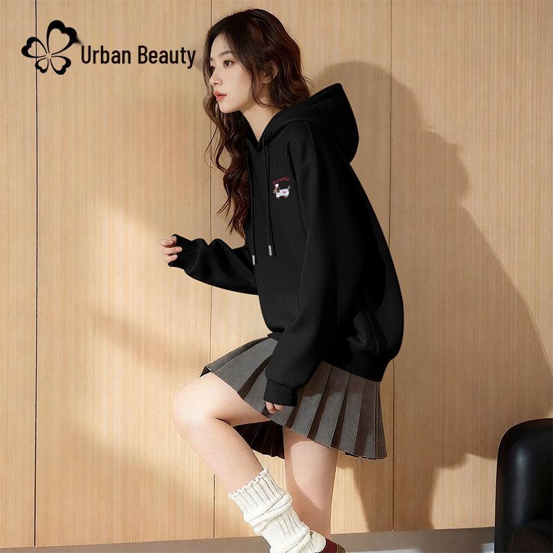 

Women s Relaxed Fit Puppy Patch Hoodie XL