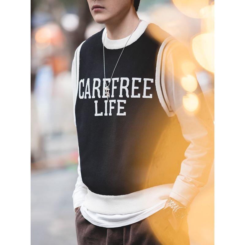 Madden American Casual Letters Preppy Style Pullover Parka