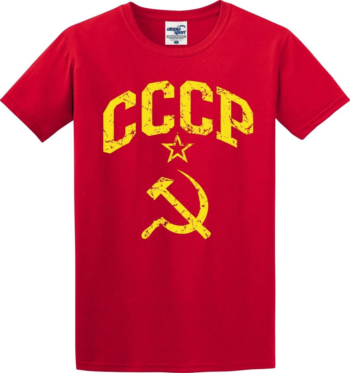 Футболка СССР Советский Союз Флаг с серпом и молотом Потертая Унисекс Футболка S-5X M