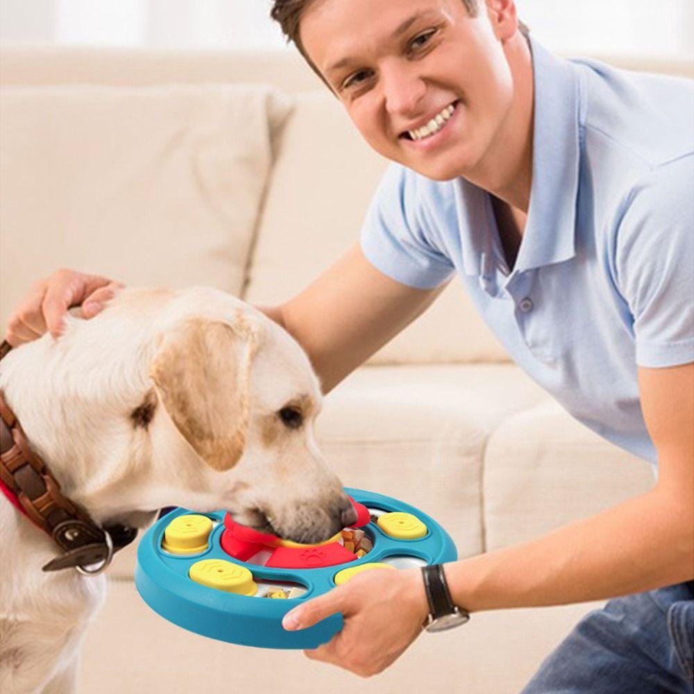 

Durable Pet Feeding Toy Interactive Pet Puzzle Toy Pet Leakage Tray Pet Food Dispenser червоний