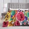1Pc Slime Cartoon Rancher Game Blankets Anime Cute Plush Novelty Soft Throw Blanket For Bedding Lounge Decoration Office60x80