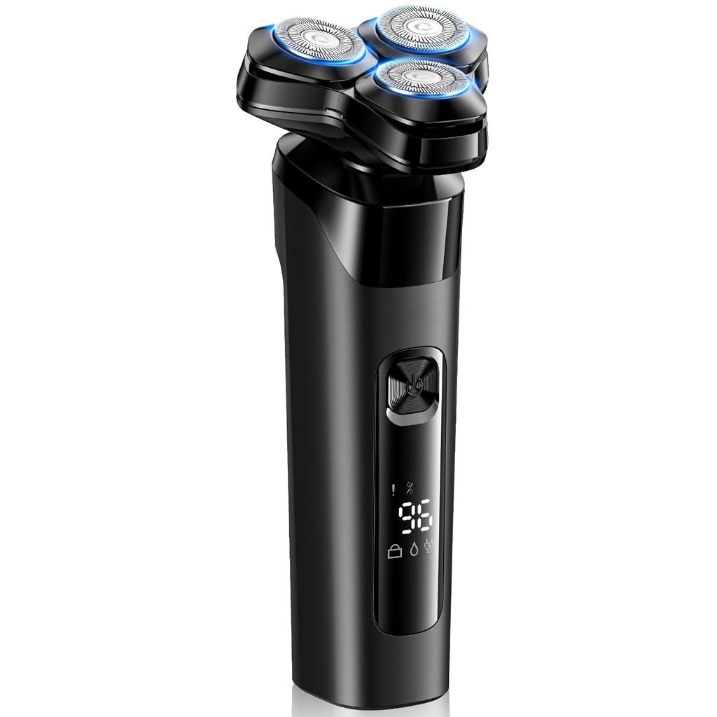 Electric Shaver for 54 Dual Razor Close Low IPX7 Quick Rotating LED Flex Birthday Gift [New 2025] 3-Blade Shaver, Blades, Net, Shave, Noise,