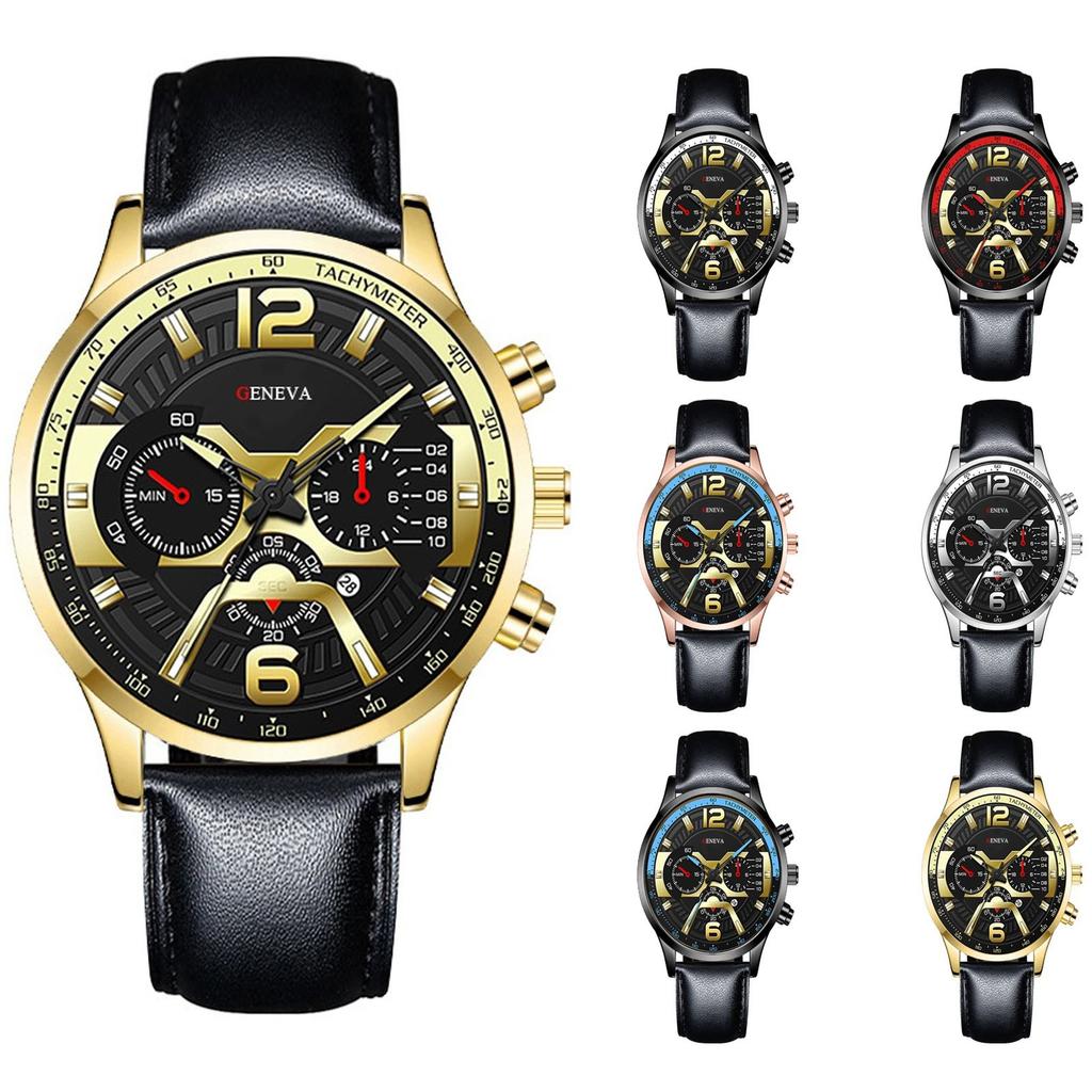 Men's Waterproof Luminous Running Alarm Clock Watch