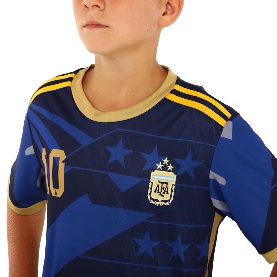 Fußballtrikot und Shorts für Kinder, Argentinien CO-7189