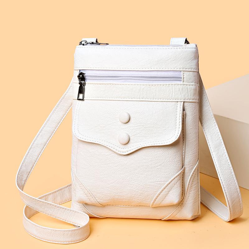 

Fashion Small PU Leather Crossbody Bags For Women 2026 Winter Side Shoulder Bag Clutch Bolsas Ladies Phone Purses And Handbags белый