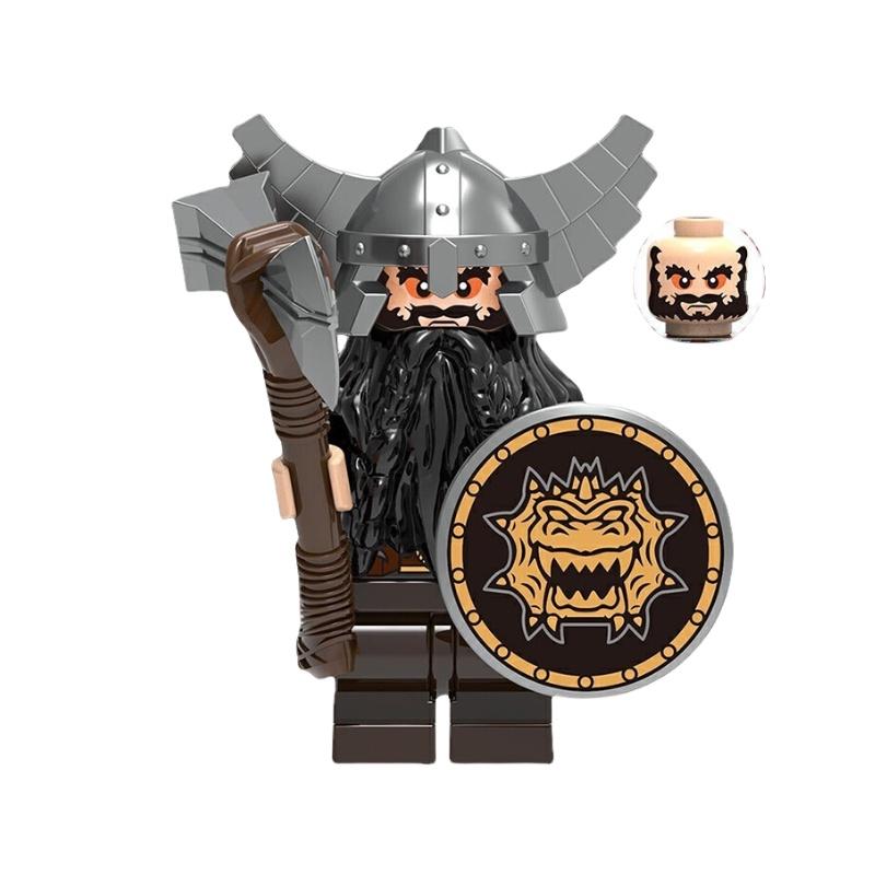 X0285 Evil Dwarf Mechanical Virus Soldier Building Blocks Toy Diy Abs Material Non-electric