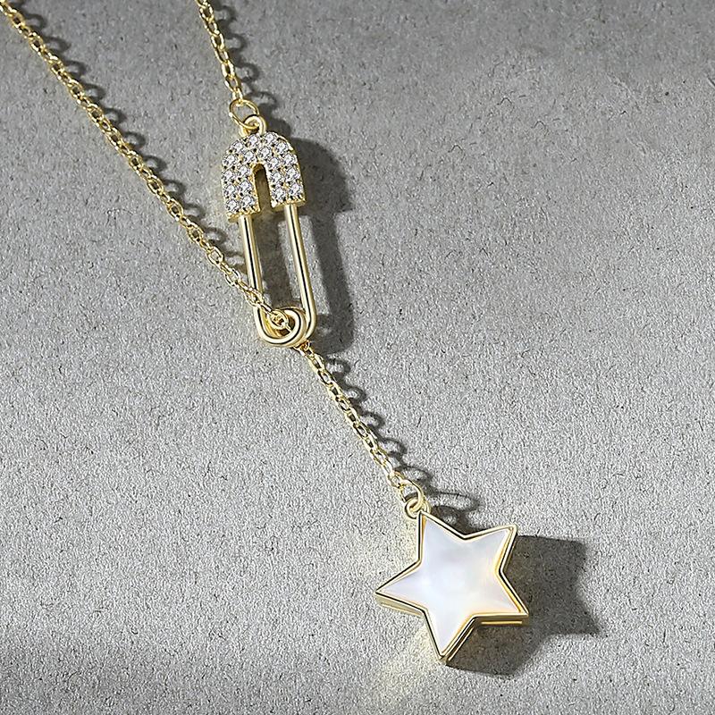 

Танциз S925 стерлингового серебра Роскошное индивидуальное ожерелье с подвеской женское классическое ожерелье прилива розового золота